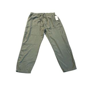 NWT Sanctuary Olive Green Drawstring Utility Joggers Size XL